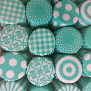 PIROTINES N°10 CLASICOS VERDE AGUA x1000