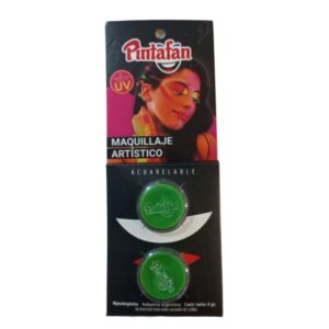 MAQUILLAJE VERDE FLUO SET X2 PACK X3