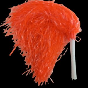 PORRA PLASTICA NARANJA FLUO X10