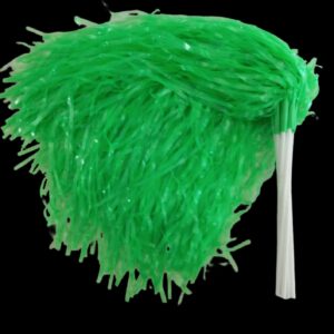 PORRA PLASTICA VERDE FLUO X10