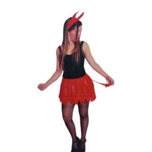 POLLERA DIABLA ADULTA