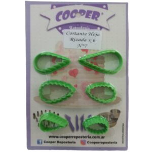 CORTANTE HOJA RIZADA X6