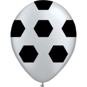 GLOBO GAJOS BLANCO CON NEGRO X50