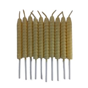 VELON CON GIBRE AMARILLO PASTEL X10