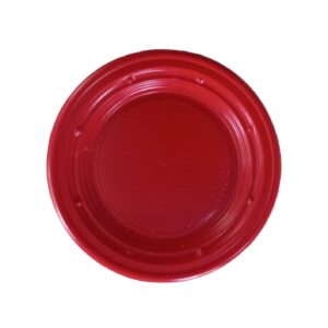 PLATO CHICO 17CM ROJO X24