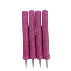 BENGALA CON GIBRE ROSA FUERTE X4