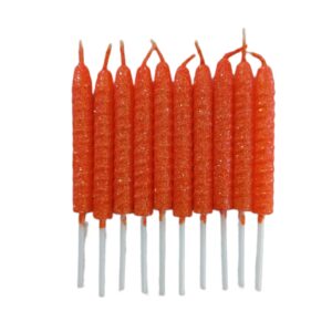 VELON CON GIBRE NARANJA X10