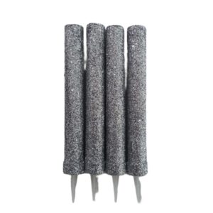 BENGALA CON GIBRE PLATEADA X4