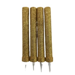 BENGALA CON GIBRE DORADA X4