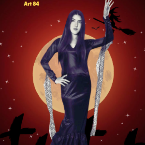 MORTICIA CON ENCAJE ADULTO