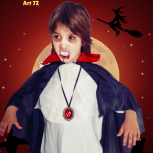 DRACULA CON COLGANTE DELUXE TALLE 1