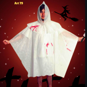 TUNICA CON CAPUCHA SANGRIENTA ADULTO